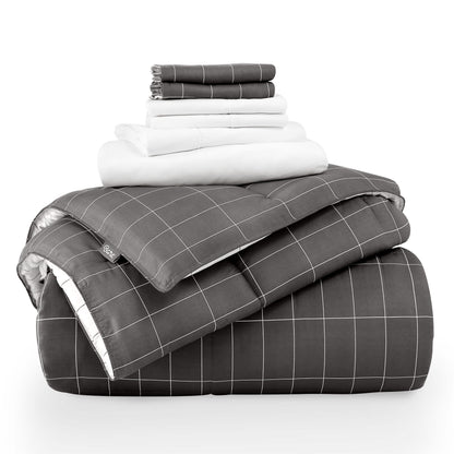 Grid - Grey/White - White-