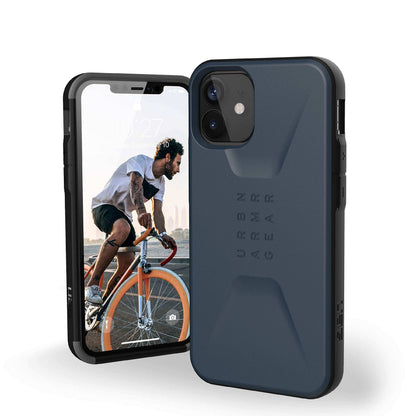 Urban Armor Gear Uag Designed for Iphone 12 Mini Case [5.4-Inch Screen] Sleek Ultra-Thin Shock-Absorbent Civilian Protective Cover, Mallard