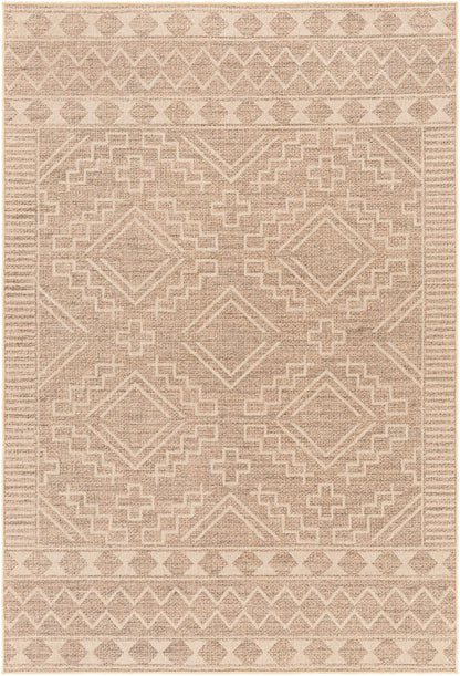 Halle Beige Washable Area Rug - Clearance