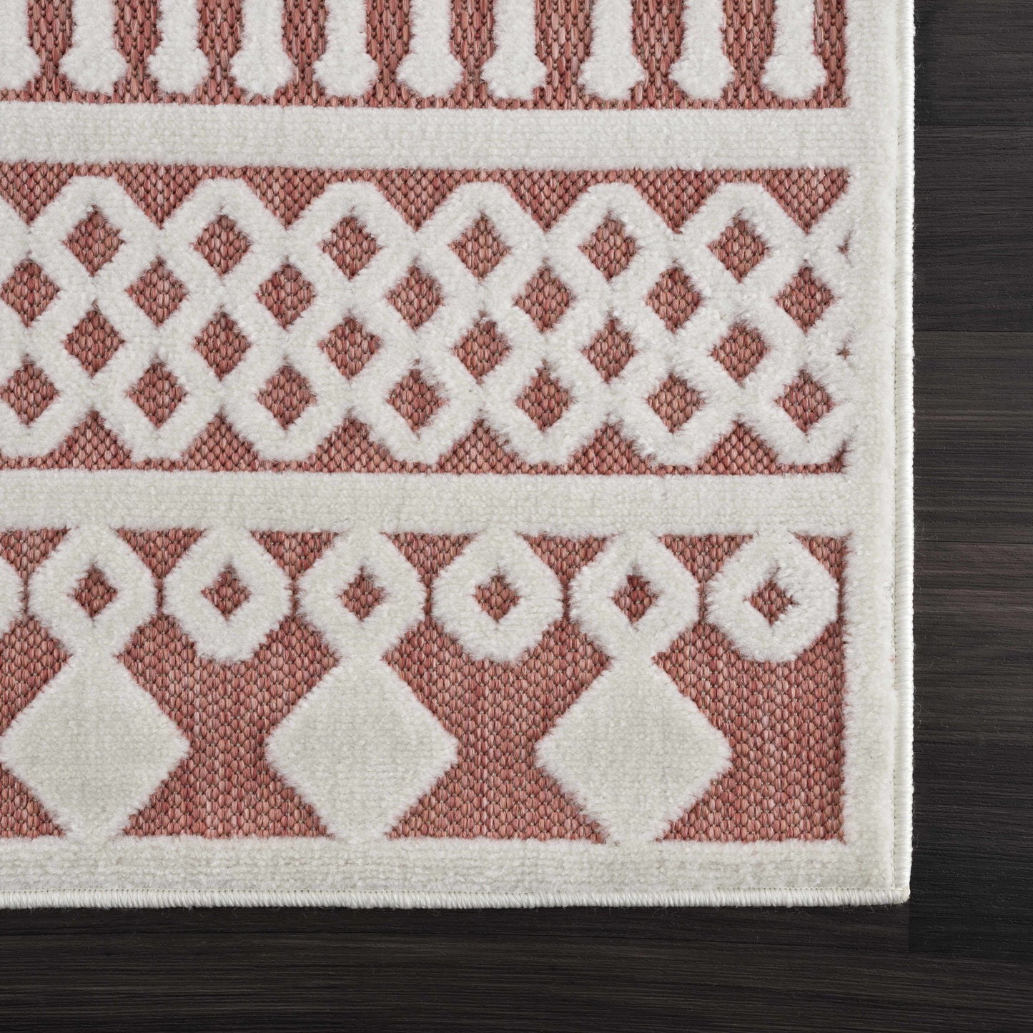 Jove Orange Outdoor Rug - Clearance