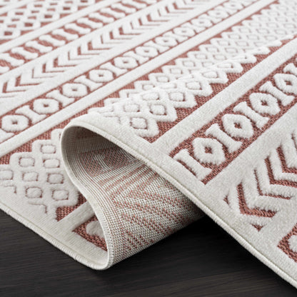 Jove Orange Outdoor Rug - Clearance