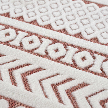 Jove Orange Outdoor Rug - Clearance
