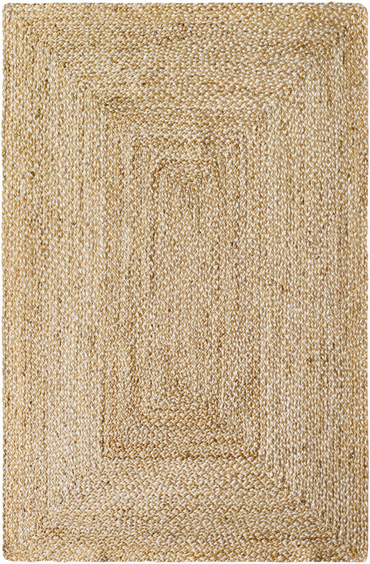 Elkie Beige Jute Area Rug - Clearance