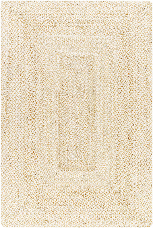 Elkie Cream Jute Area Rug