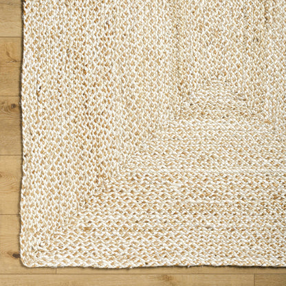 Elkie Cream Jute Area Rug