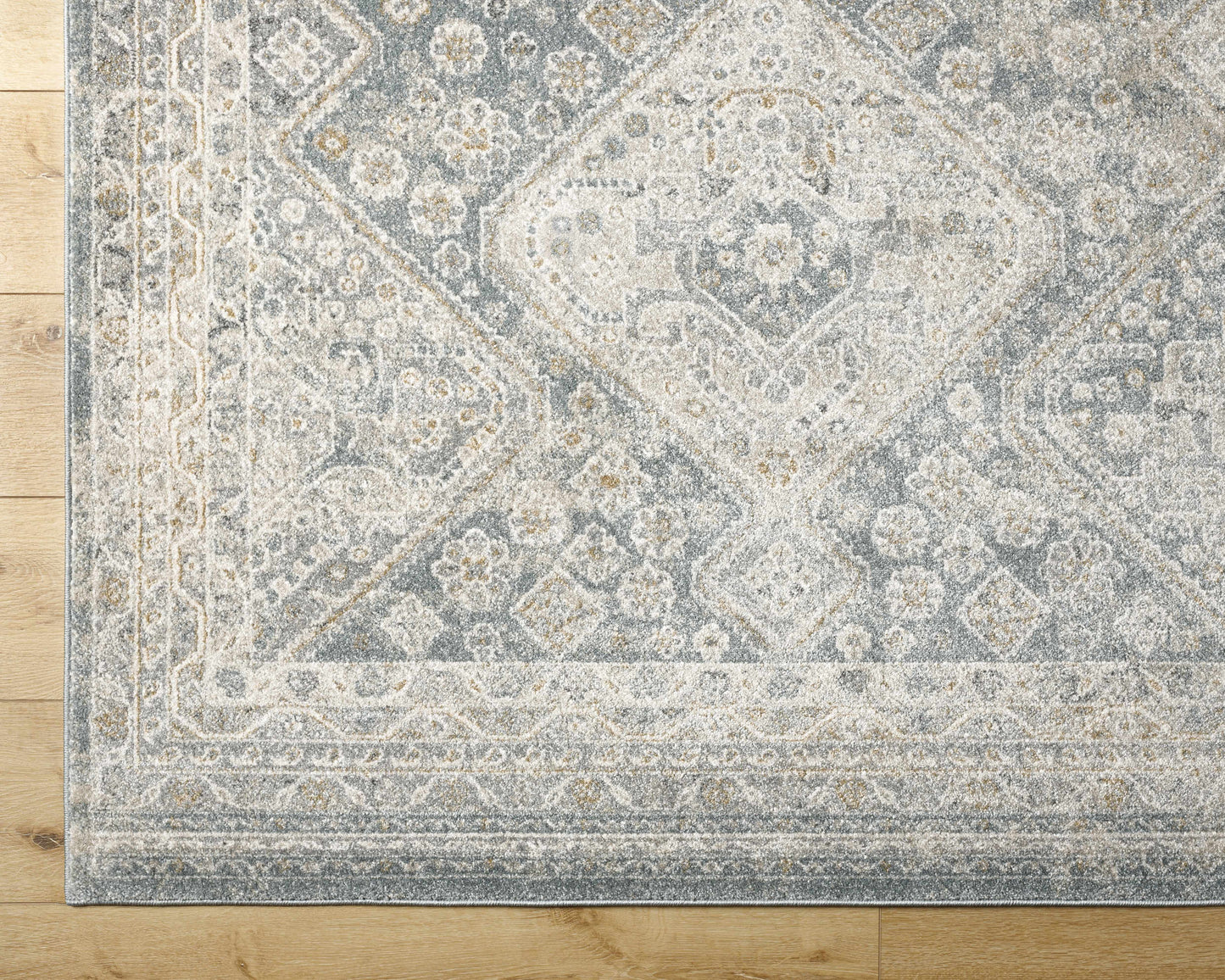Sagen Blue Medallion Area Rug