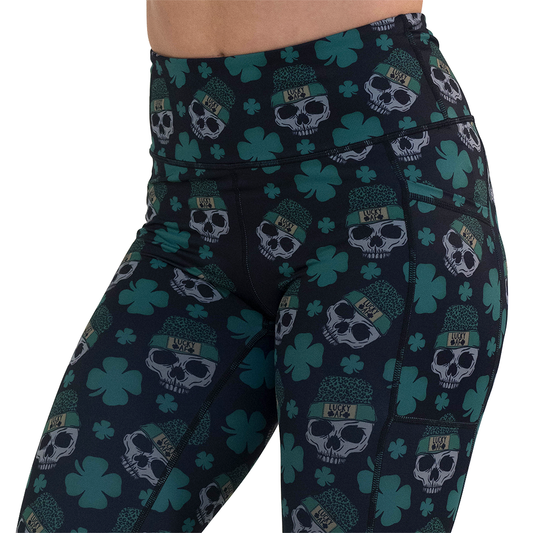 Constantly Varied Gear Shamrock Skulls Leggings
