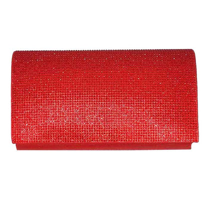 Shimmery Evening Clutch Bag One Inside Slip Pocket