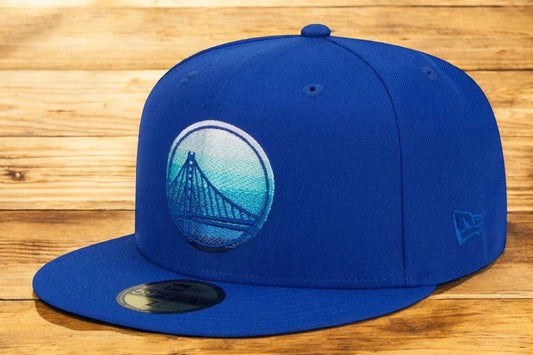 Men's New Era NBA Golden State Warriors 5950 Gradient Fitted - Royal