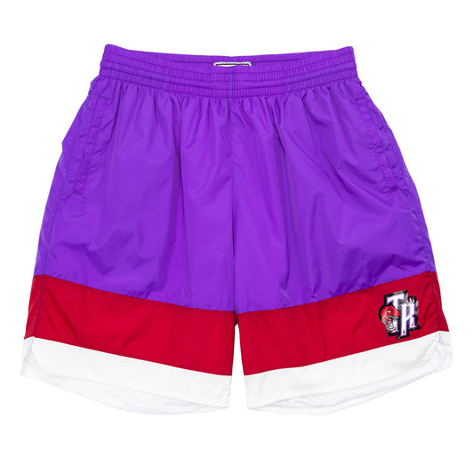 Mitchell & Ness Men's NBA Striped Short Toronto Raptors Shorts