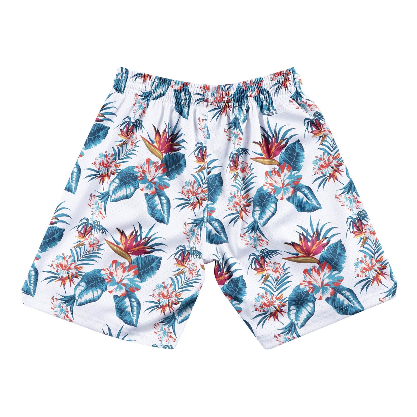 Men's Mitchell & Ness NBA Floral Mesh Short Chicago Bulls