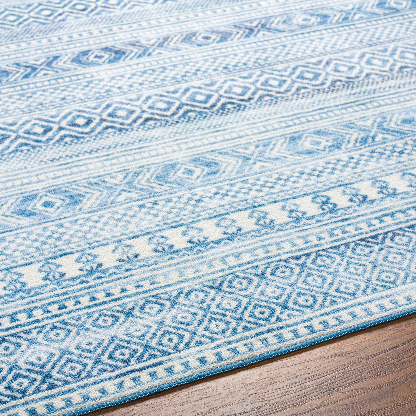 Gizeh Arctic Stone Washable Area Rug - Clearance