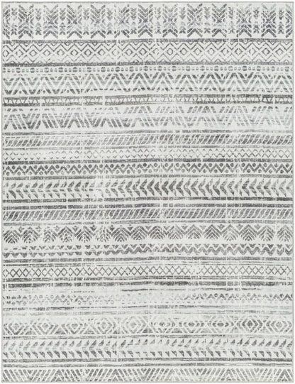 Ianna Light Gray Washable Area Rug - Clearance