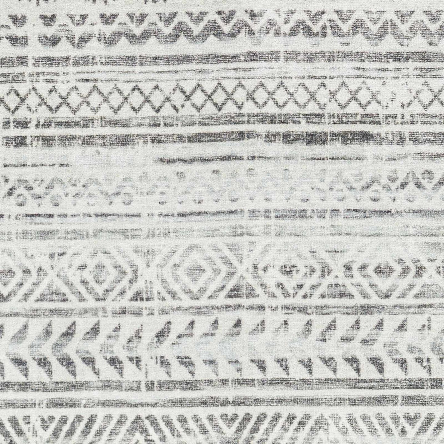 Ianna Light Gray Washable Area Rug - Clearance
