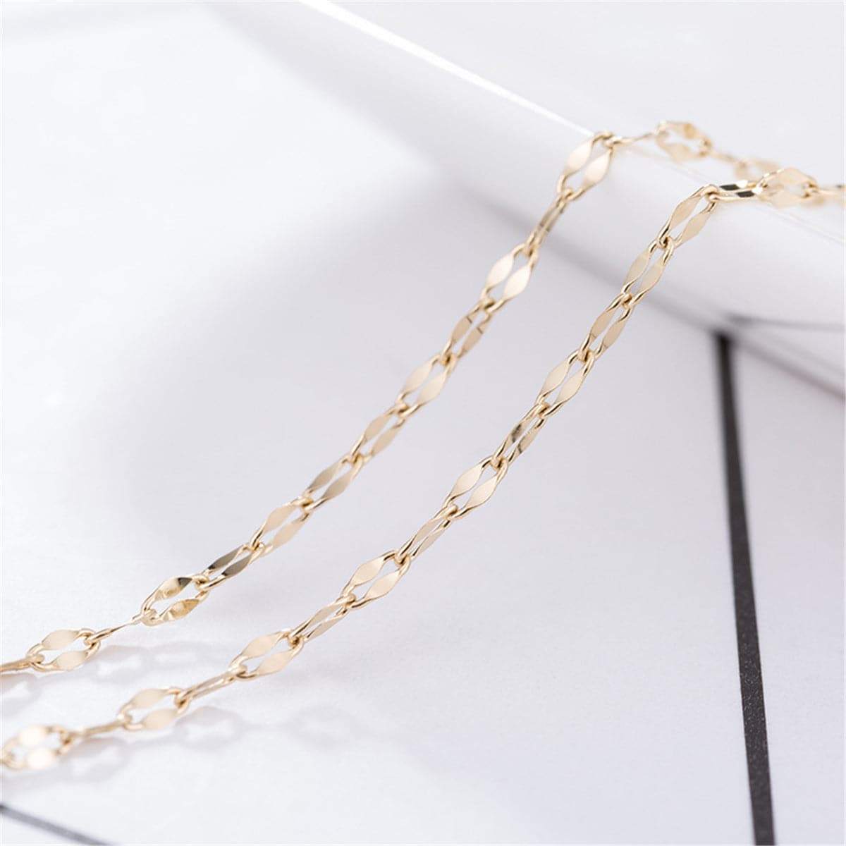 Rose Goldtone 'Love' Pendant Necklace