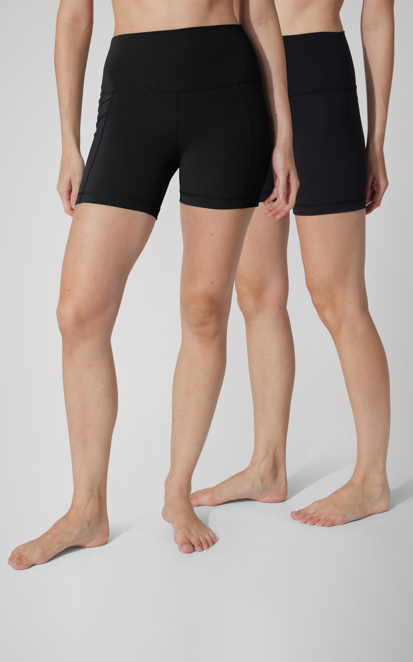 2 PK Lux 5" One Classic and One Pocketed  Shorts