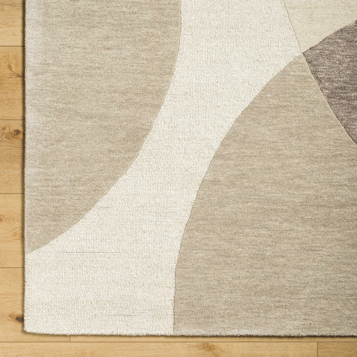 Cassiopeia Dark Brown & Beige Area Rug - Clearance