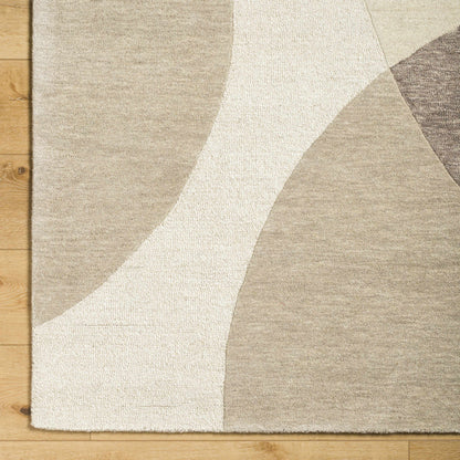 Cassiopeia Dark Brown & Beige Area Rug - Clearance
