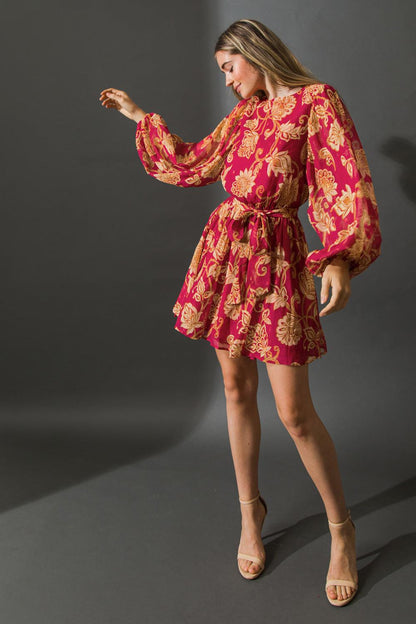 One That Got Away Woven Mini Dress