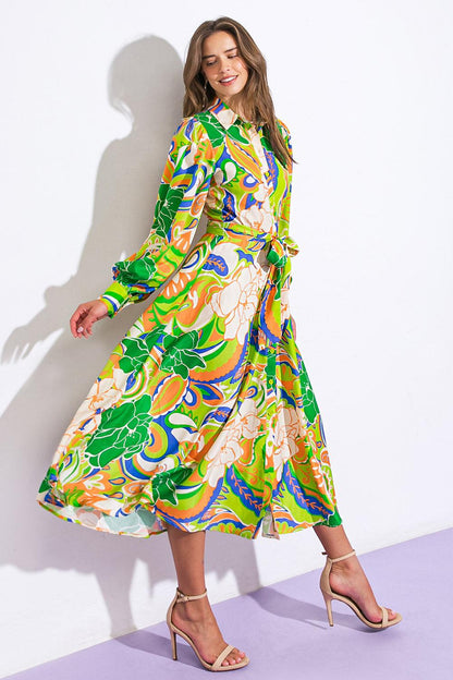 Desirable Style Woven Midi Dress