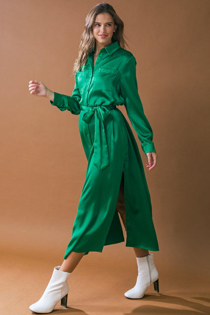 It's Your Place Woven Midi Dress