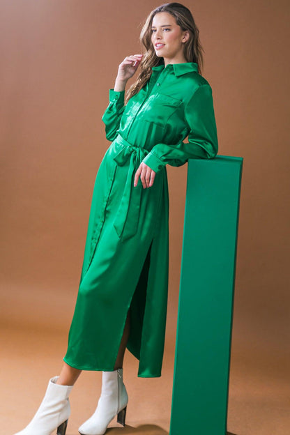 It's Your Place Woven Midi Dress