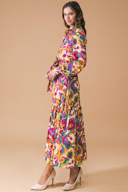 My Eyes on You Woven Midi Dress