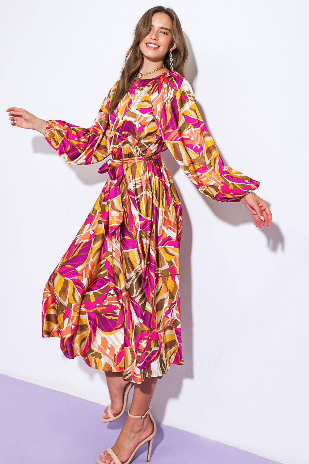 Searching for the One Woven Midi Dress