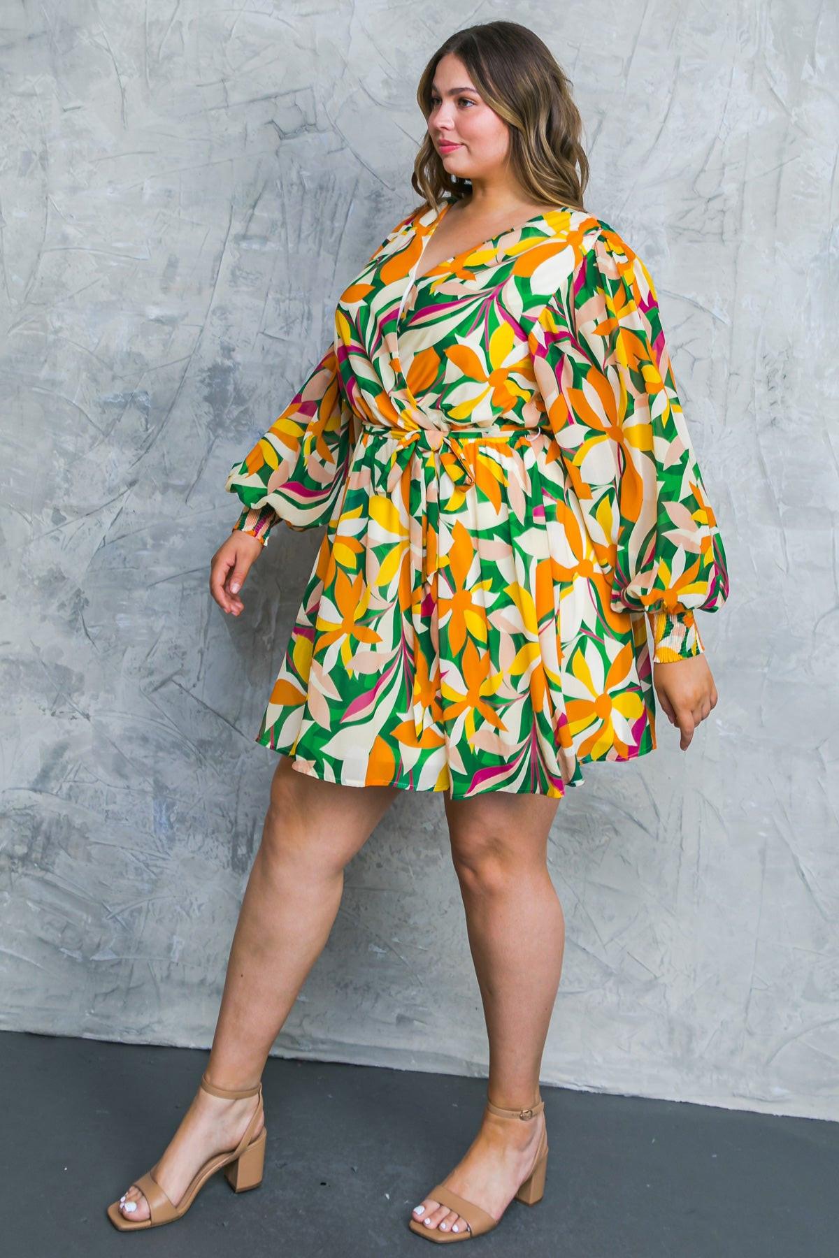 Daring Heart Woven Mini Dress