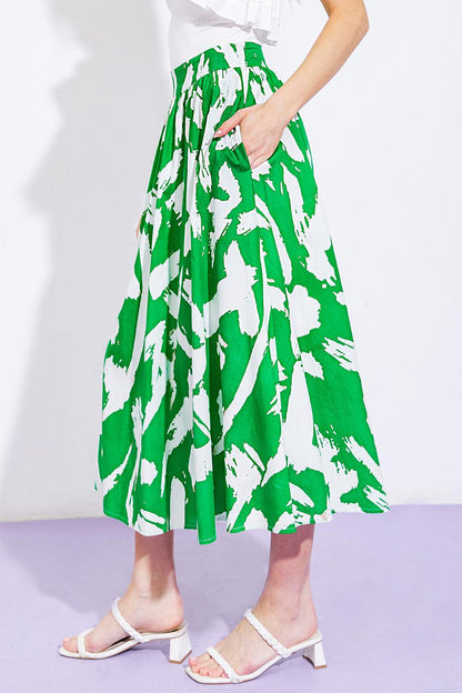 Happy to Be Here Woven Skirt