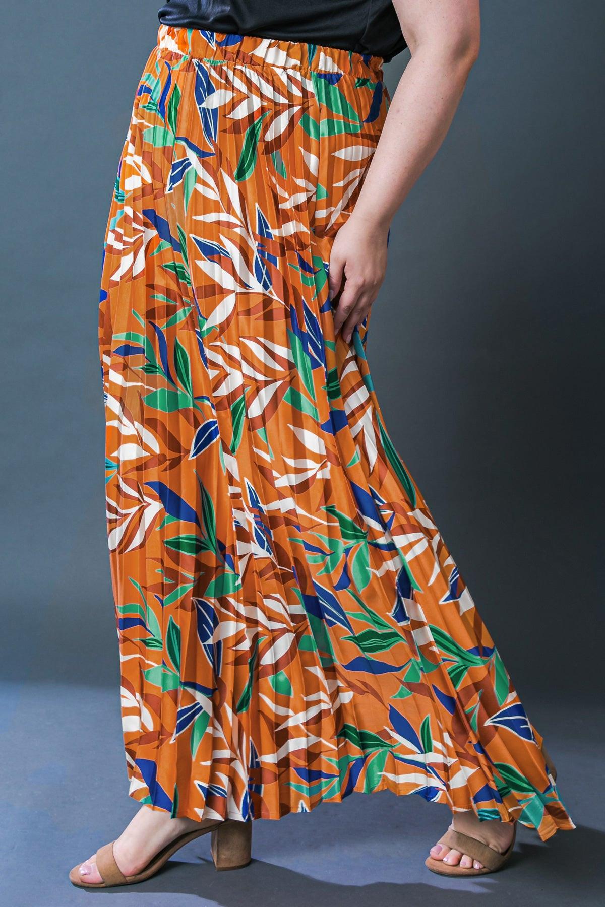 Feels Like Fall Woven Maxi Skirt