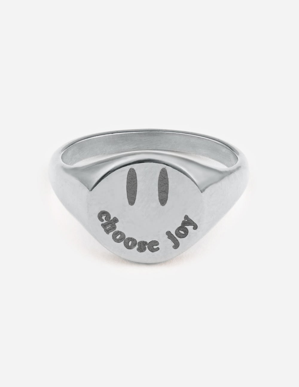 Elevated Faith Silver Choose Joy Ring