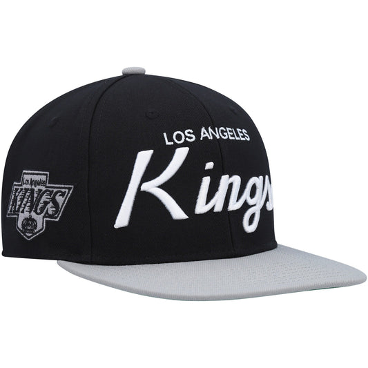 Men's Mitchell & Ness Nhl Vintage Script Snapback Kings - Black