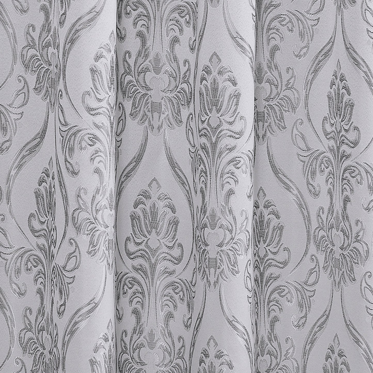 Elegant Comfort Set of 2 Penelope Jacquard Look Curtain Panels - 54" W x 84" L