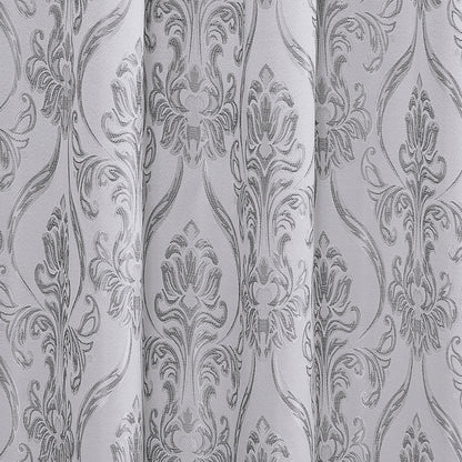Elegant Comfort Set of 2 Penelope Jacquard Look Curtain Panels - 54" W x 84" L