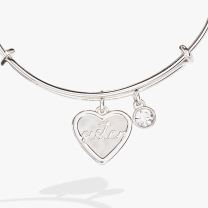 Sister Mother of Pearl Bangle