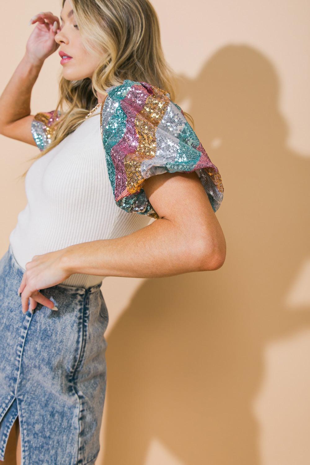 Get Carried Away Sweater Top
