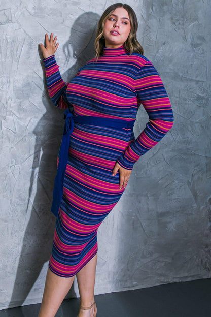 Noteworthy Shine Sweater Midi Dress