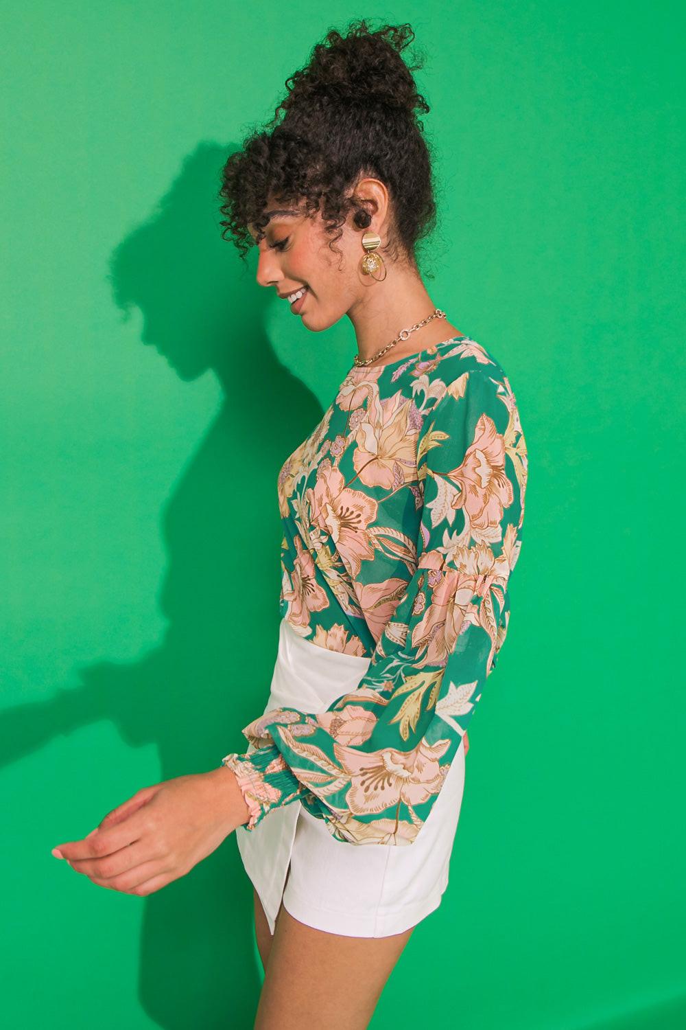 Daybreak Skyline Woven Top