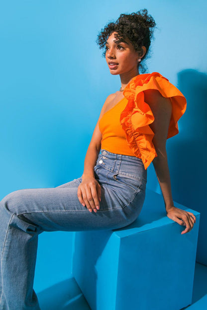 Dreamworld Off the Shoulder Woven Bodysuit