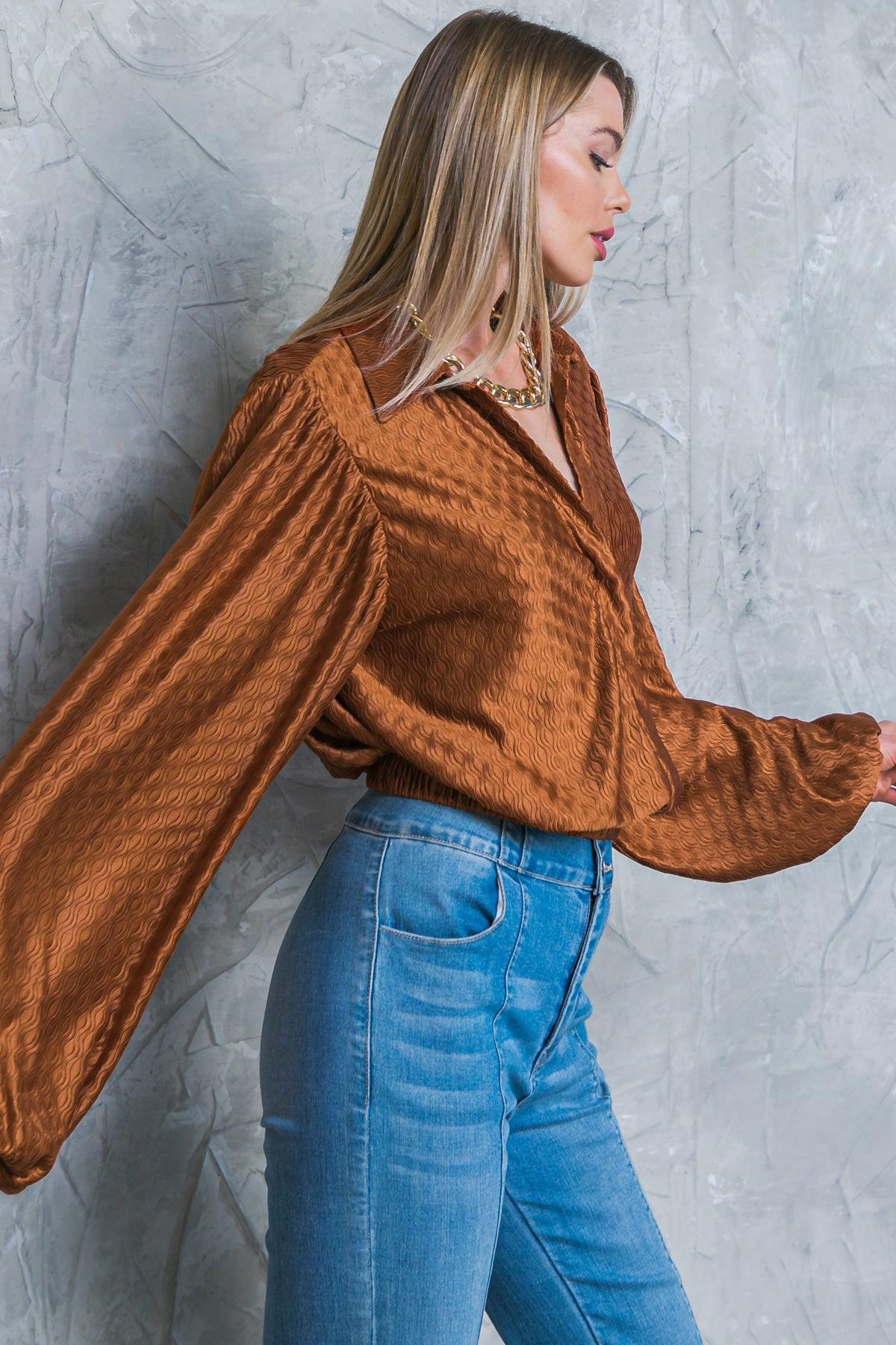Regal Romance Woven Top