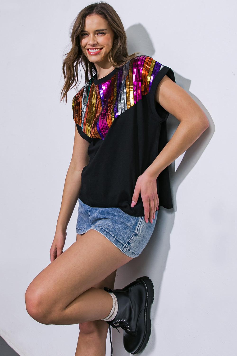 How I'm Feeling Black Knit Top