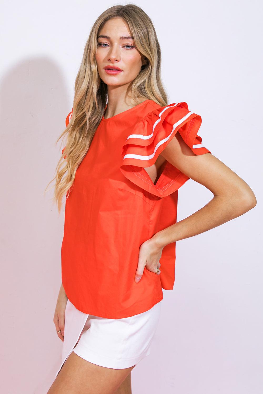 Nice as Can Be Woven Top