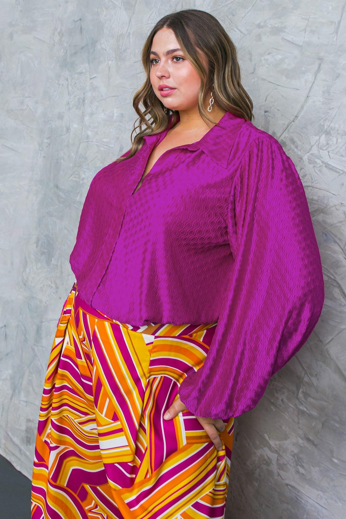 Regal Romance Woven Top