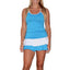 Malibu Blue/White