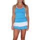 Malibu Blue/White