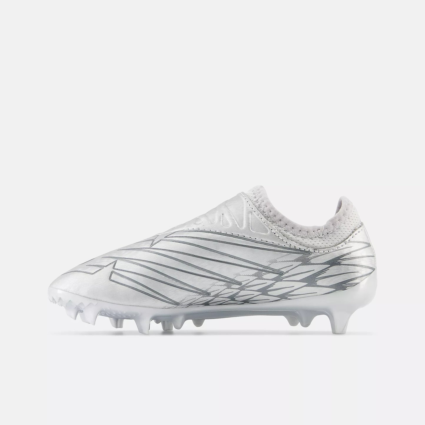 New Balance Preschool Furon V7 Dispatch Fg Soccer Shoes 'Silver' (Ps)