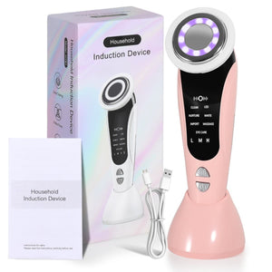 Leo Rosi 7-in-1 Multi-Mode Facial Beauty Tool (Pink)