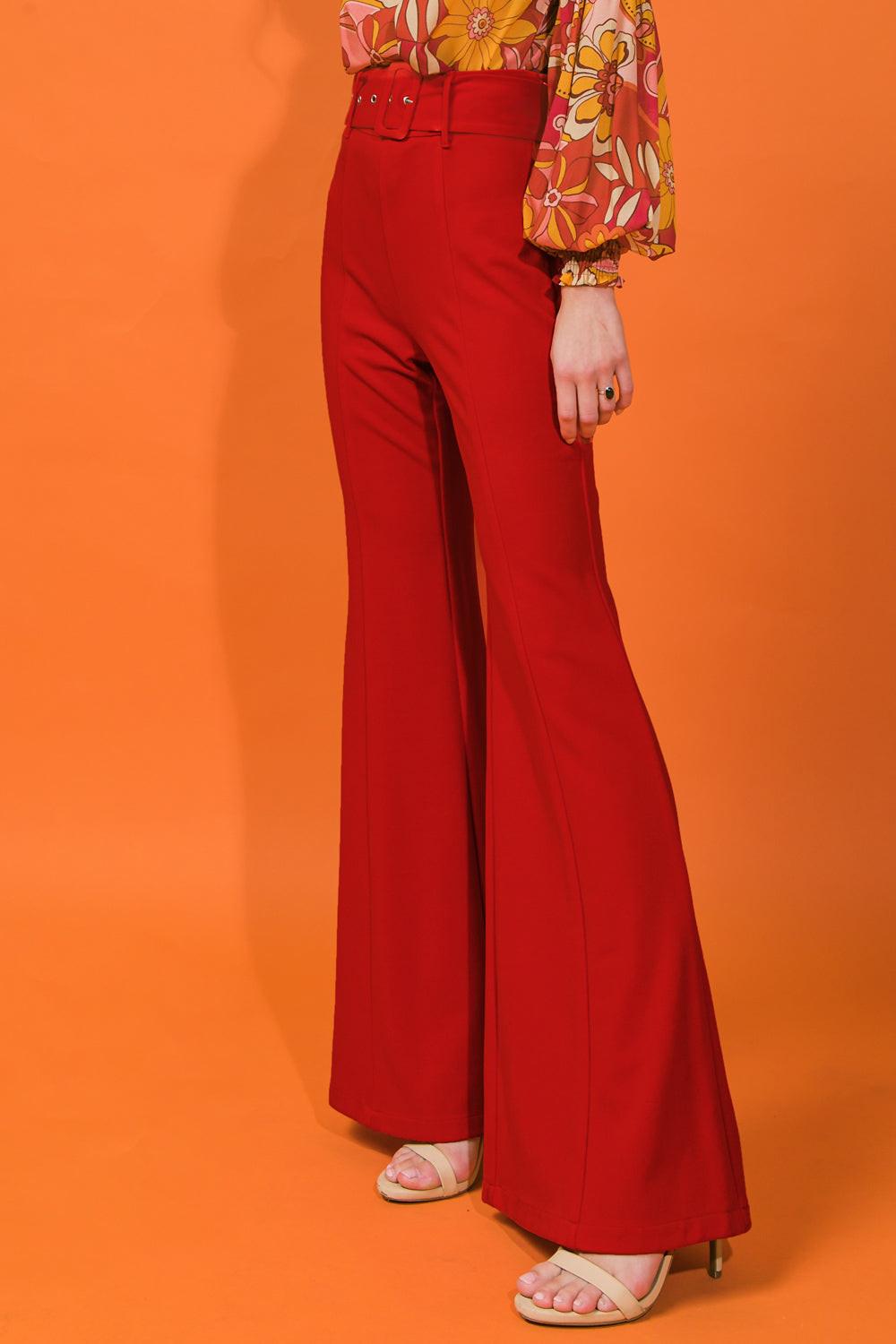 Countdown the Hours Woven Flared Pants