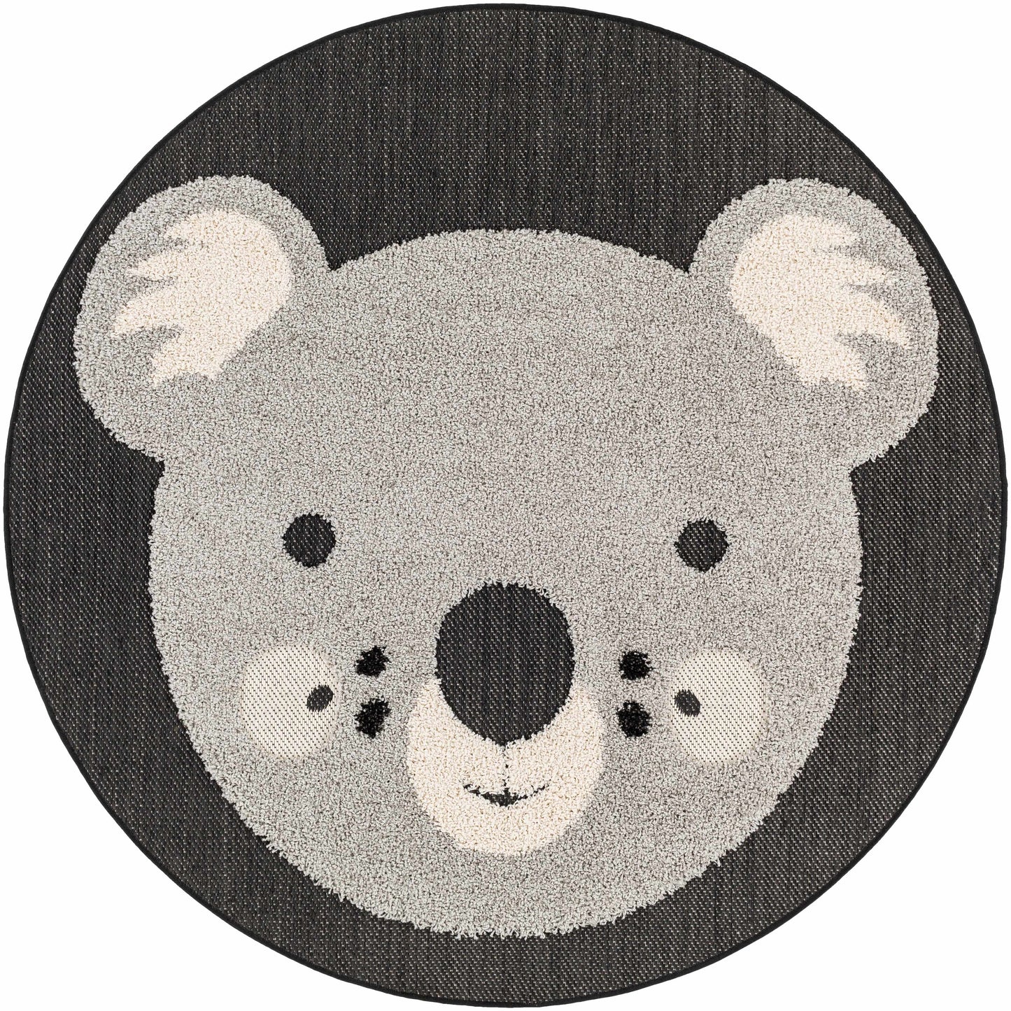 Kids Koala Animal Print Nursery Outdoor Area Rug - Clearance